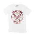 ULTRABASIC Men's T-Shirt Downtown Plumbing - Plumbers Protect Since 1989 - Health of Nation