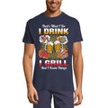 ULTRABASIC Men's Novelty T-Shirt That's What I Do I Drink I Grill And I Know Things - Beer Lover BBQ Tee Shirt