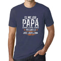 ULTRABASIC - Graphic Printed Men's Father's Day Best Dad T-Shirt Denim
