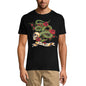 ULTRABASIC Men's Graphic T-Shirt Death Flower Snake - Skull Shirt for Men