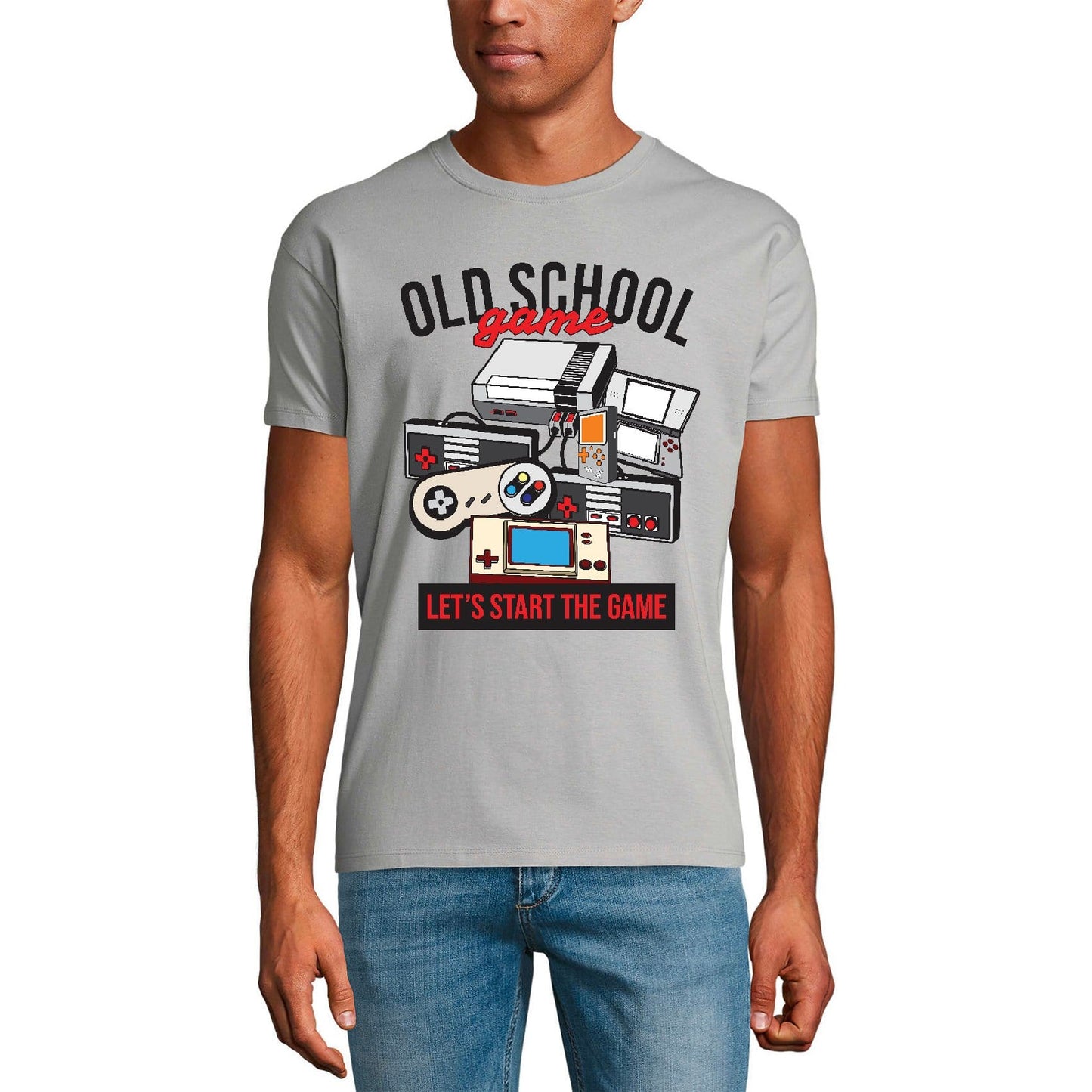 ULTRABASIC Men's Gaming T-Shirt Old School Game - Retro Gamer Tee Shirt