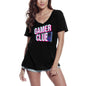 ULTRABASIC Women's T-Shirt Gamer Club - Gaming Short Sleeve Tees Tops