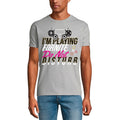 ULTRABASIC Men's Gaming T-Shirt I'm Playing Do Not Disturb - Funny Gamer Tee Shirt