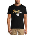 ULTRABASIC Men's T-Shirt Lizard on Joystick - Funny Gaming Apparel - Humor Joke