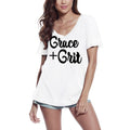 ULTRABASIC Women's T-Shirt Grace Grit - Short Sleeve Tee Shirt Gift Tops
