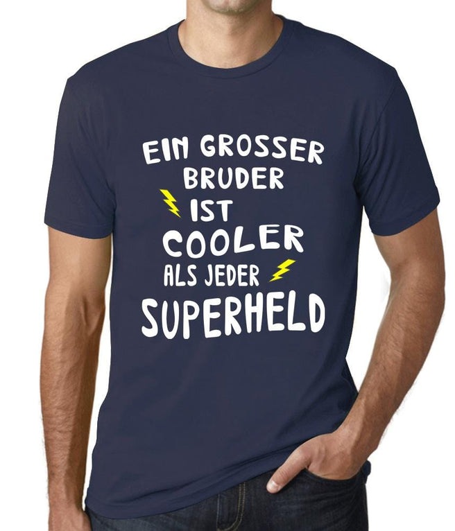 Mier Snel weefgetouw Men's Graphic T-Shirt Grosser Bruder Cooler Superheld Idea Gift Royal Blue  / S | affordable organic t-shirts beautiful designs
