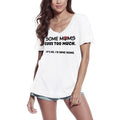 ULTRABASIC Women's T-Shirt Some Moms Cuss Too Much - Funny Mother Tee Shirt