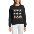 ULTRABASIC Women's Sweatshirt How are You Feeling Today - Funny Cat Kitty Lover Sweater