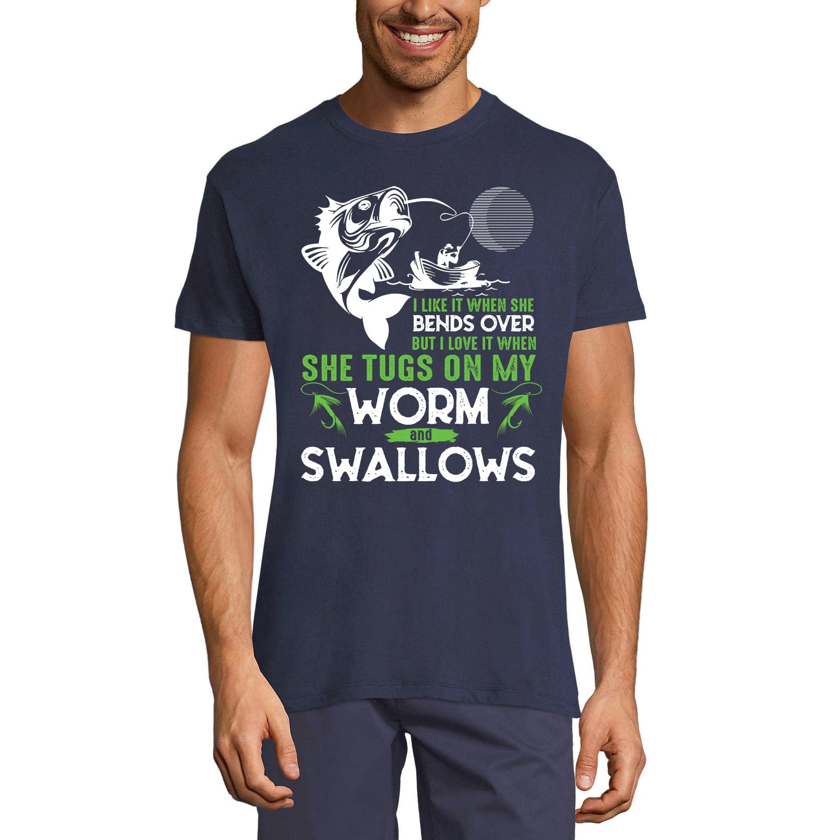 ULTRABASIC Men's T-Shirt Funny Fishing Quote - Humor Sarcasm Fisherman