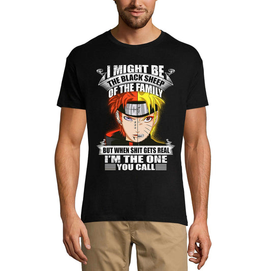 ULTRABASIC Men's T-Shirt I Might Be The Black Sheep Of The Family - Funny Quote Tee Shirt