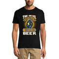 ULTRABASIC Herren T-Shirt Devil Whispered to Me – I Whisper Back Bring Beer – Lustiges Bierliebhaber-T-Shirt