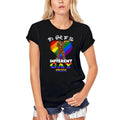 ULTRABASIC Women's Organic T-Shirt It's Ok To Be Different Gay Pride - Funny LGBT Tee Shirt