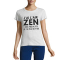 Women's Short Sleeved T-Shirt J'Ai l'air Zen mais dans ma tête
