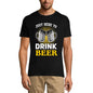 ULTRABASIC Herren-T-Shirt „Just Here to Drink Beer“ – Bierliebhaber-T-Shirt für Männer