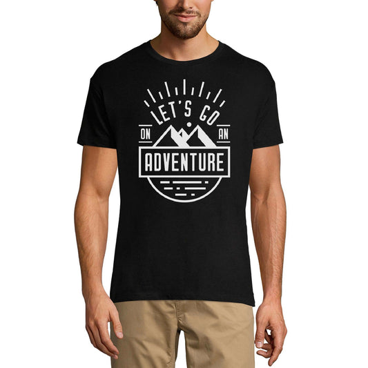 ULTRABASIC Men's T-Shirt Let's go on an adventure - Short Sleeve Tee shirt