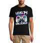 ULTRABASIC Men's Gaming T-Shirt Level 14 Unlocked - Video Gaming Tee Shirt - 14th Birthday Gift
