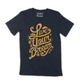 T-Shirt pour hommes T-Shirt graphique Live Your Dreams chemise à manches courtes cadeau inspirant