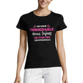 Women’s Short Sleeved T-Shirt Une Maman Formidable Donne Toujours Une Grand-mère exceptionnelle Deep Black