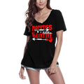 ULTRABASIC Women's T-Shirt Mommy's Little Valentine - Love Daughter Tee Shirt