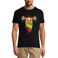 ULTRABASIC Herren Grafik-T-Shirt Monster Ice Cream – Lustiges Humor-Witz-Shirt