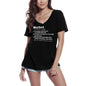 ULTRABASIC Women's Novelty T-Shirt Mother Definition - Short Sleeve Tee Shirt Tops