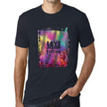 ULTRABASIC - Men's Graphic T-Shirt Love Music Festival Navy