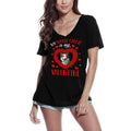 ULTRABASIC Women's T-Shirt My Border Collie is My Valentine - Cute Dog Lover Tee Shirt