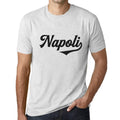 ULTRABASIC - Graphic Printed Men's Napoli T-Shirt Vintage White
