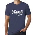 ULTRABASIC - Graphic Printed Men's Napoli T-Shirt Denim