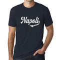 ULTRABASIC - Graphic Printed Men's Napoli T-Shirt Navy