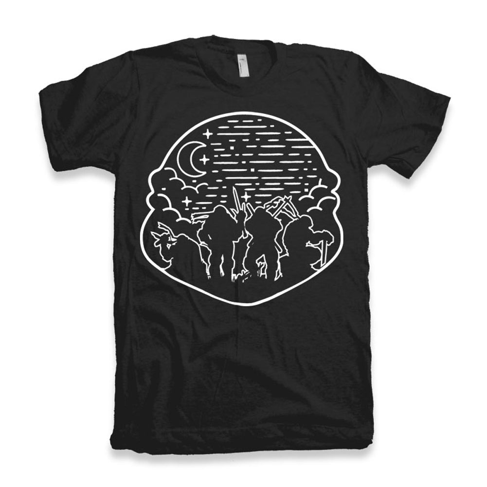 ULTRABASIC Men's Graphic T-Shirt Turtle Warriors - Funny Cartoon Shirt for Men 