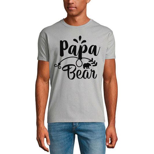 ULTRABASIC Men's Graphic T-Shirt Papa Bear - Funny Father's Shirt
