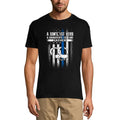 ULTRABASIC Men's T-Shirt Police Father A Son's First Hero Daughter's First Love