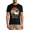 ULTRABASIC Men's Graphic T-Shirt Best Pug Dad Ever - Dog Fist Shirt
