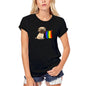 ULTRABASIC Women's Organic T-Shirt Pug LGBT Pride - Pride Apparel