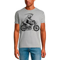 ULTRABASIC Men's T-Shirt Crim Reaper on Motorcycle - Funny Racer Shirt for Men