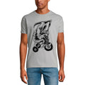 ULTRABASIC Men's Graphic T-Shirt Reaper on Bike - Death is Coming Shirt for Men