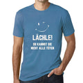 Men’s Graphic T-Shirt Lächle du Kannst Sie Nicht alle Töten Casual Aqua Gift Idea