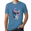 Men’s Graphic T-Shirt Sugar Skull Gothic Festival Aqua Gift Idea