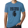 Men’s Graphic T-Shirt Geh Weg Du Bist Kein Bier Aqua Gift Idea