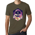 Men’s Graphic T-Shirt XRP Symbol Cryptocurrency To The Moon Military Green Gift Idea