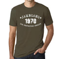 Men’s Graphic T-Shirt Jahrgang Jahr Alter zur Perfektion Military Green Gift Idea