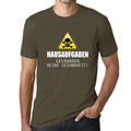 Men’s Graphic T-Shirt Hausaufgaben Gefährden Meine Gesundheit Military Green Gift Idea