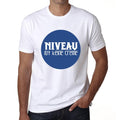 Men’s Graphic T-Shirt Niveau ist keine Creme White Gift Idea