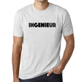 Men’s Graphic T-Shirt Ingenieur - Genie Technik Studium Vintage White Gift Idea