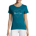 Women’s Short Sleeved T-Shirt Wein and Liebe Duck Egg Blue