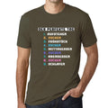 Men’s Graphic T-Shirt Der Perfekte Tag Lustige Zocker Gamer Gaming Military Green Gift Idea