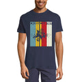 ULTRABASIC Herren-T-Shirt, Retro-Cross-Country-Laufen – lustiges Läufer-T-Shirt