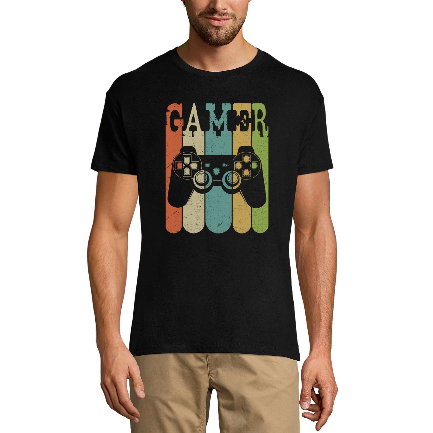 ULTRABASIC Graphic Men's T-Shirt Gamer - Vintage Shirt - Gaming Apparel