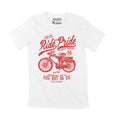ULTRABASIC Men's T-Shirt Ride With Pride - Classic Bicycle - Ride Bike or Die Tee Shirt